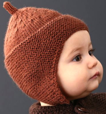 Детская шапочка вязанная