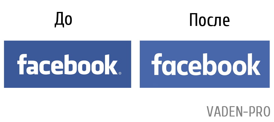 Логотип фирмы Facebook
