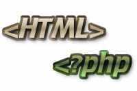 php код в html