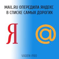 Mail.ru обошел Яндекс